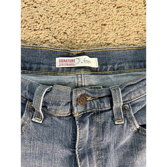 Levis Signature Straight Jeans Men 30x32 Straight Leg Blue Denim Mid Rise Preppy - Picture 2 of 9